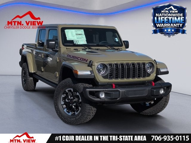 2026 Jeep Gladiator Rubicon X in 41 Exterior Paint — front three-quarter view