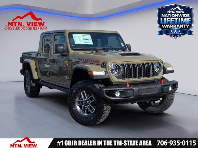 2026 Jeep Gladiator Mojave X in 41 Exterior Paint — front three-quarter view