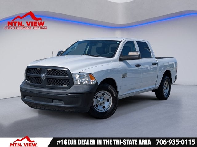 2021 RAM 1500 Classic Tradesman in Bright White Clearcoat — front three-quarter view